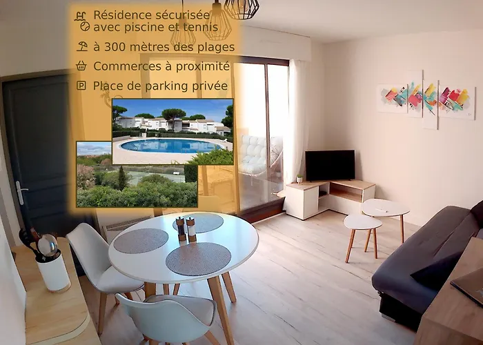 Appartamento Casa Lano - T2 Avec Terrasse, Résidence Avec Piscine Et Tennis Agde